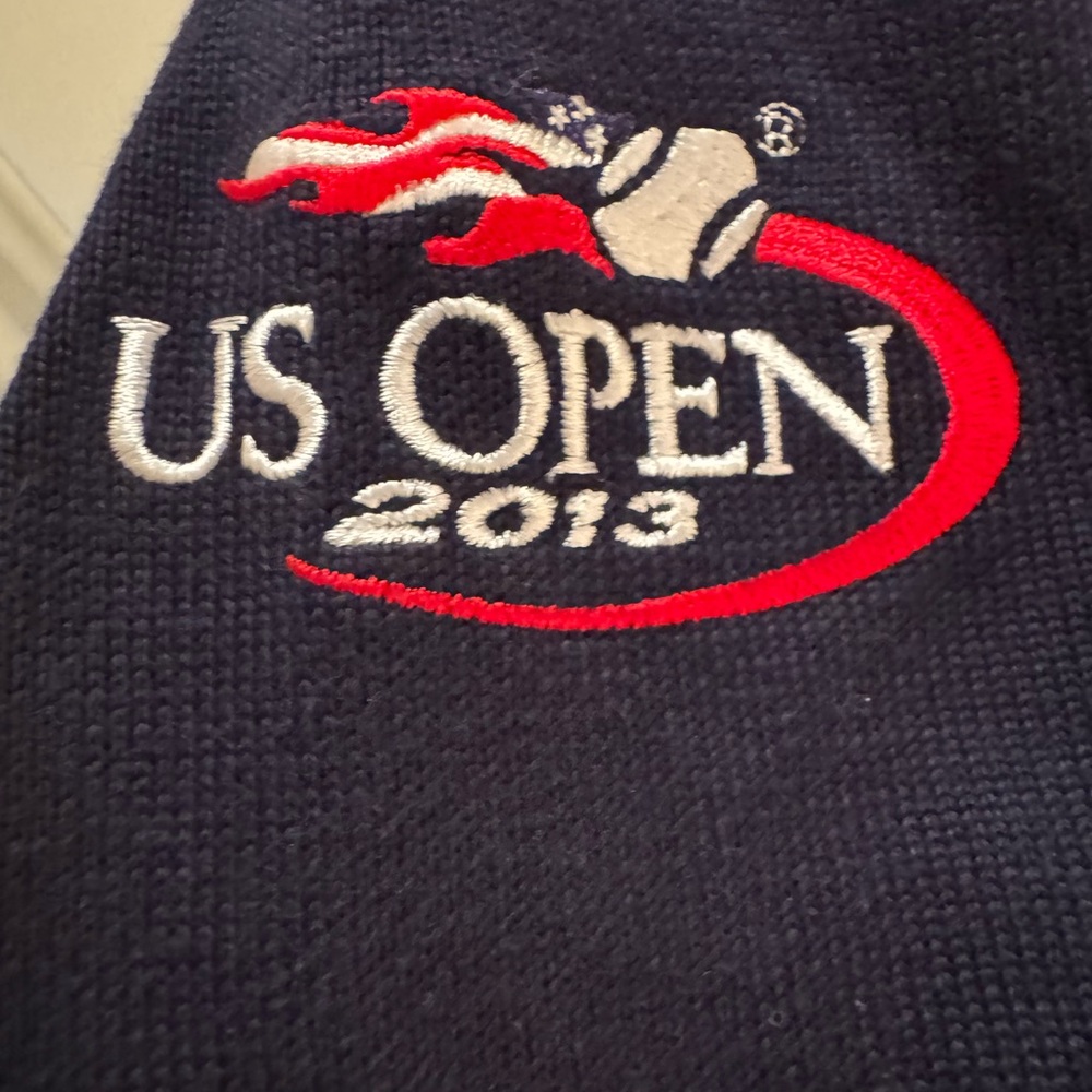 Ralph Lauren Navy U.S. Open Tennis Cardigan Varsity Collegiate Preppy Men S